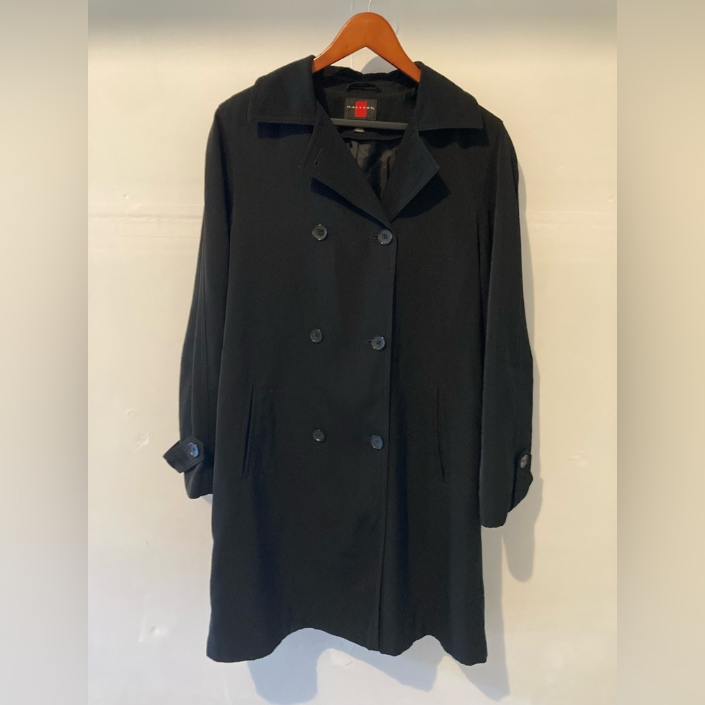 Gallery Classic Black Trench Coat
